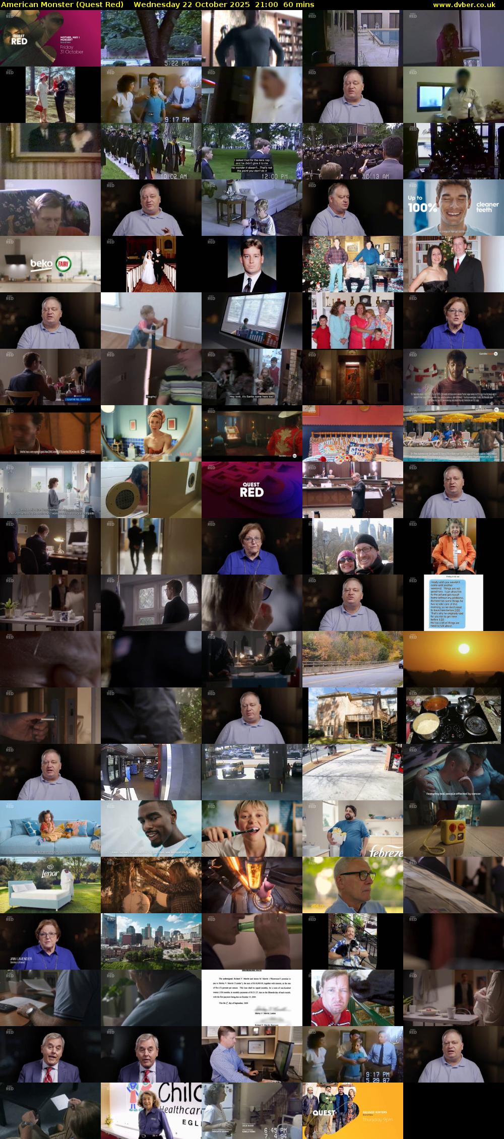 American Monster (Quest Red) Wednesday 22 October 2025 21:00 - 22:00