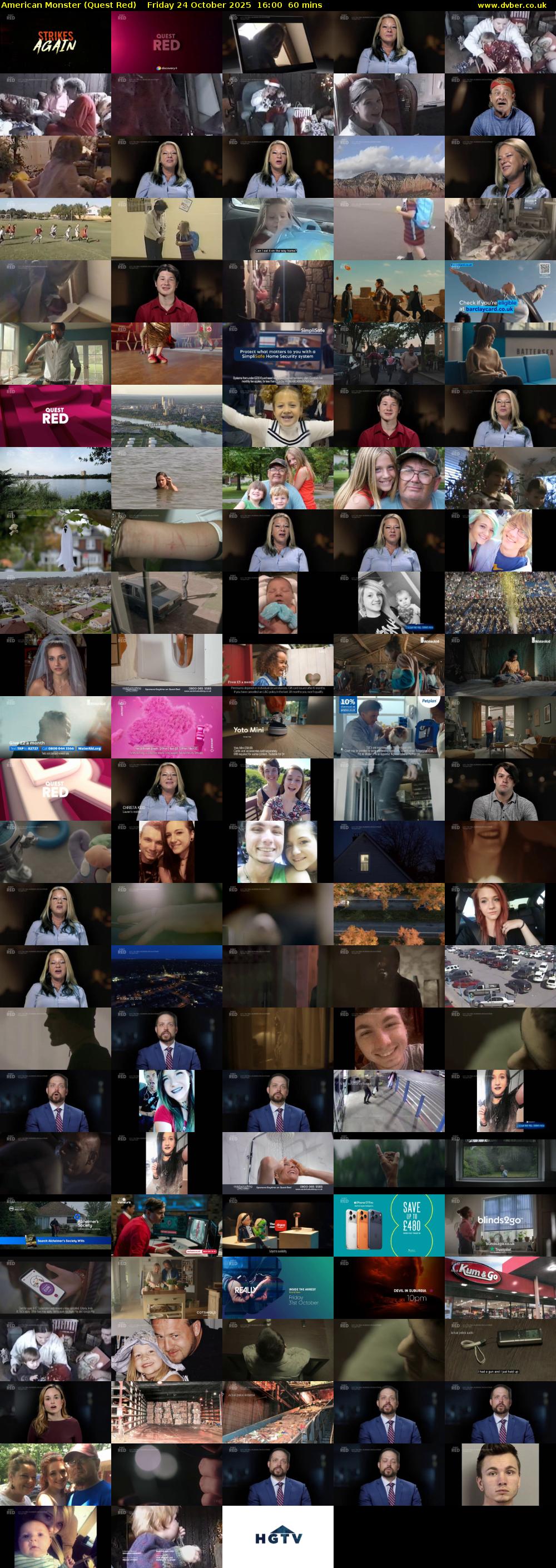 American Monster (Quest Red) Friday 24 October 2025 16:00 - 17:00