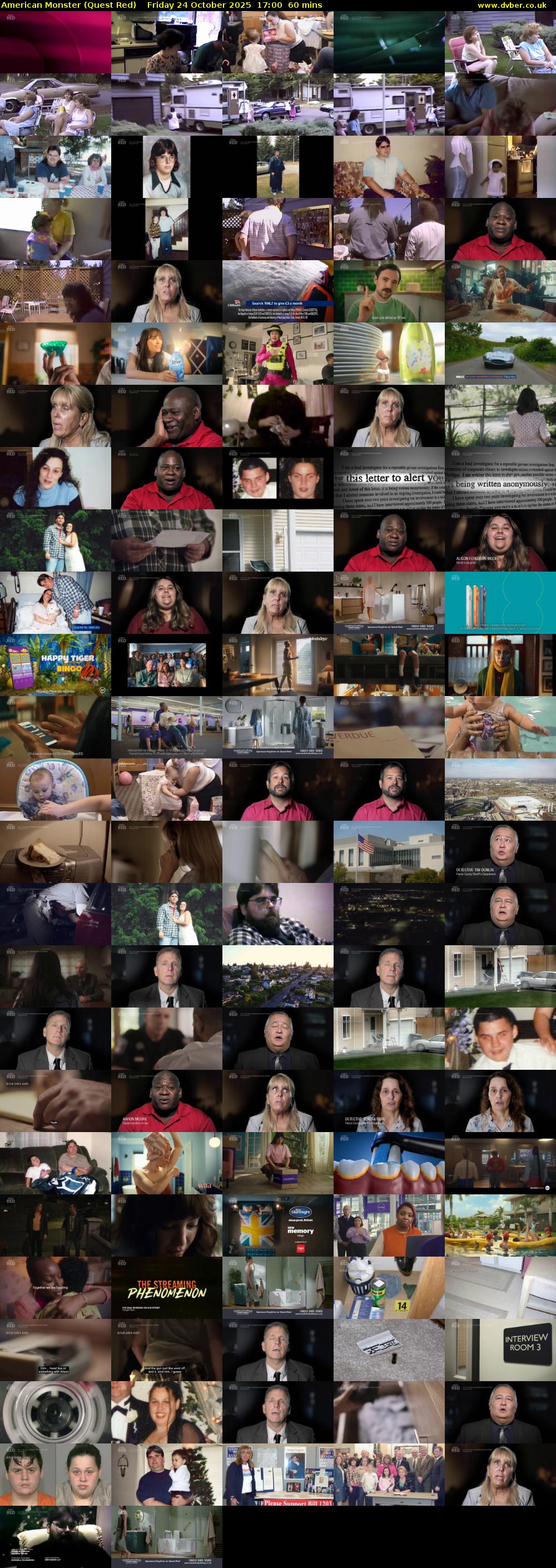 American Monster (Quest Red) Friday 24 October 2025 17:00 - 18:00