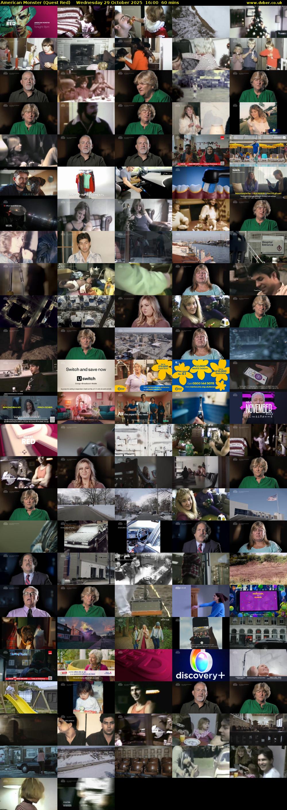 American Monster (Quest Red) Wednesday 29 October 2025 16:00 - 17:00