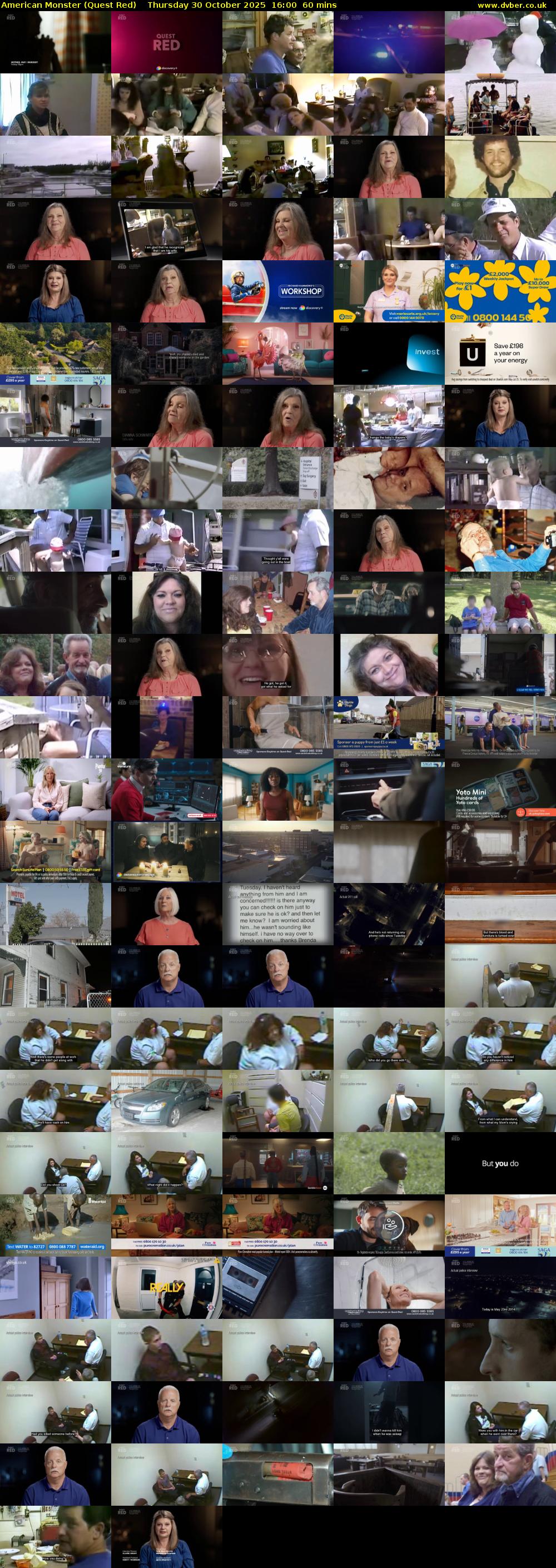 American Monster (Quest Red) Thursday 30 October 2025 16:00 - 17:00