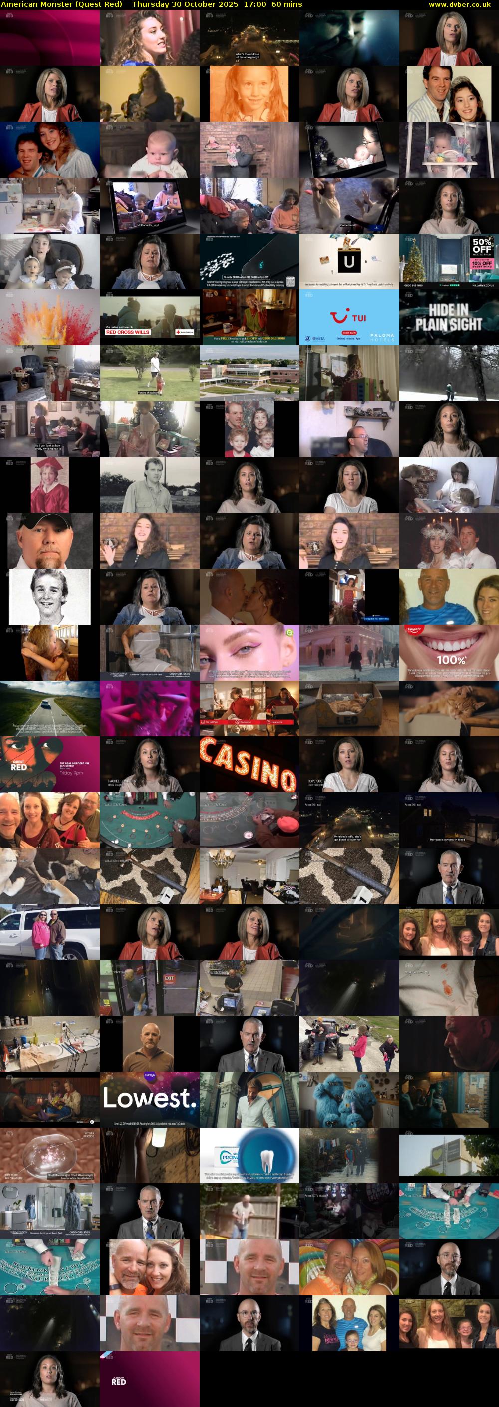 American Monster (Quest Red) Thursday 30 October 2025 17:00 - 18:00