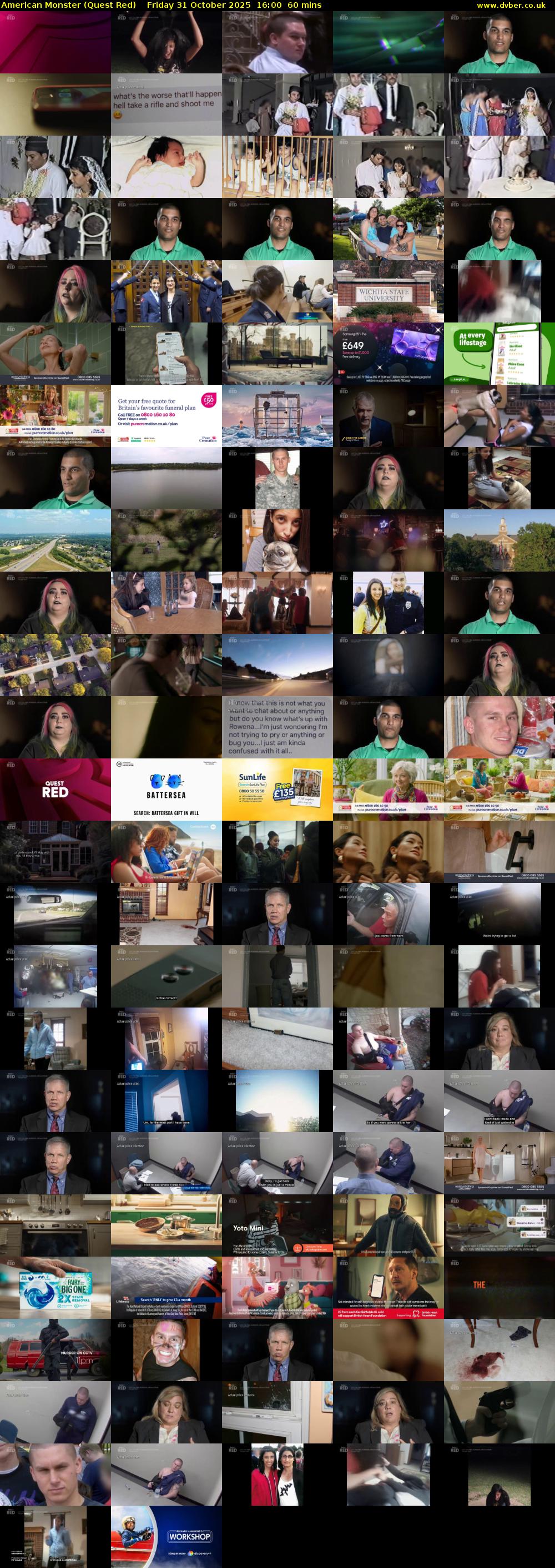 American Monster (Quest Red) Friday 31 October 2025 16:00 - 17:00