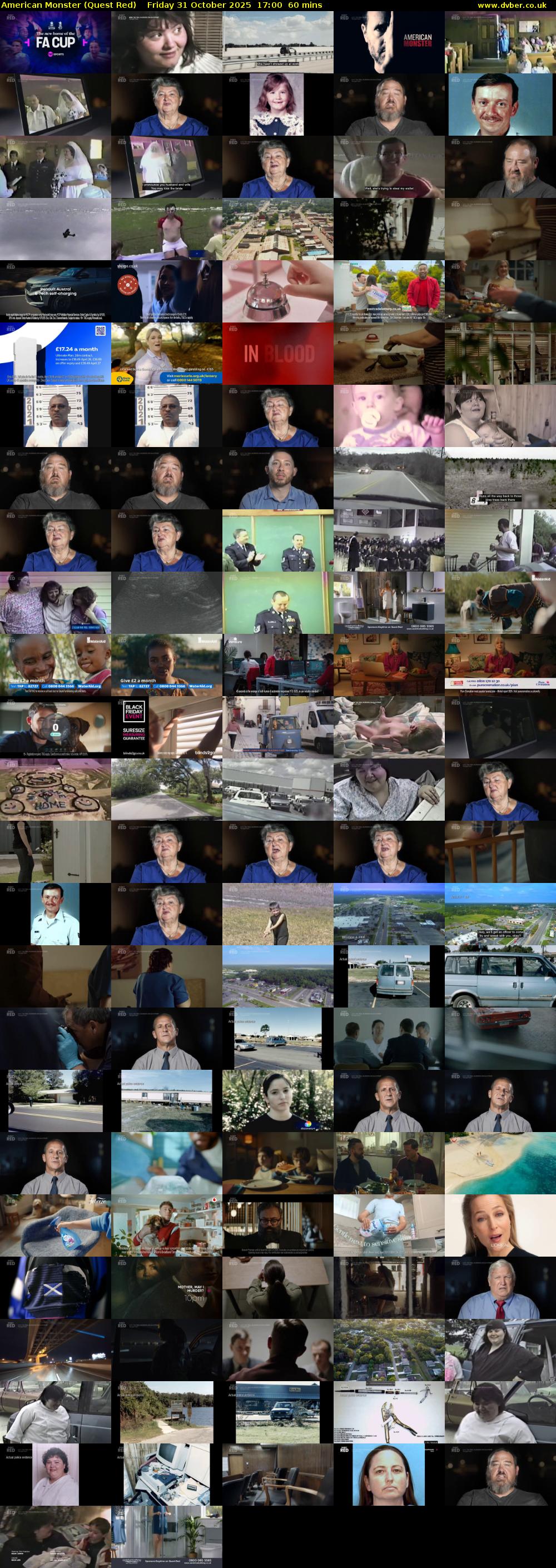 American Monster (Quest Red) Friday 31 October 2025 17:00 - 18:00