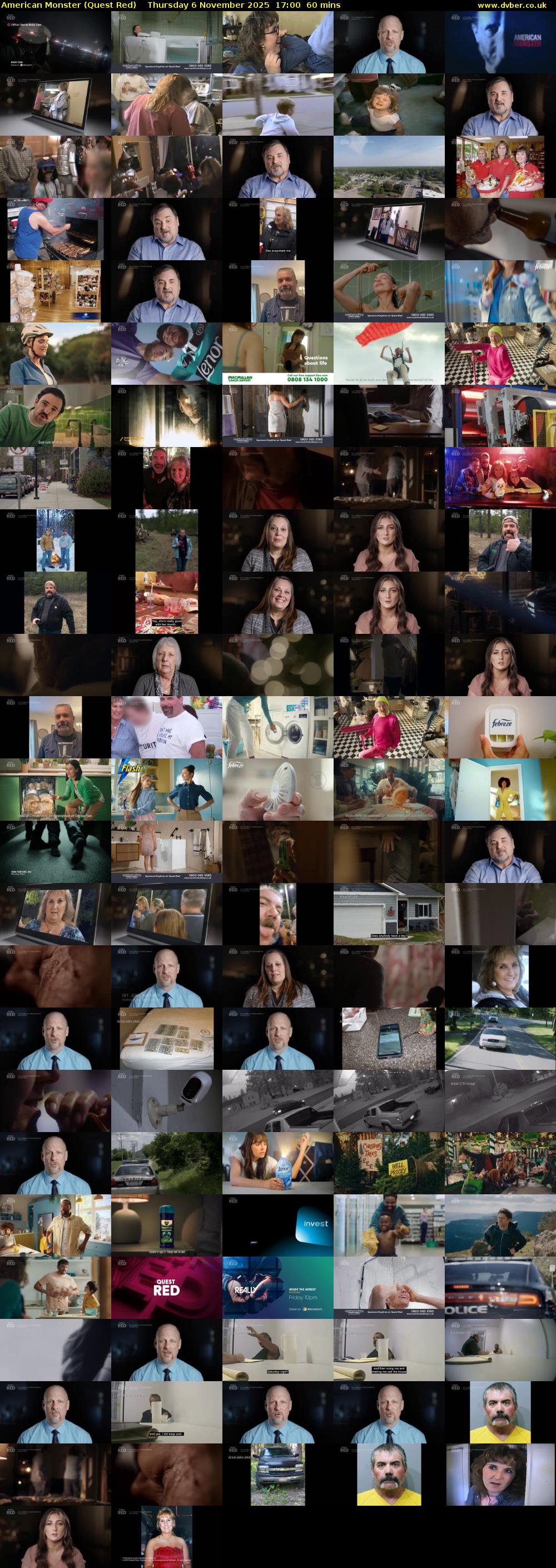 American Monster (Quest Red) Thursday 6 November 2025 17:00 - 18:00