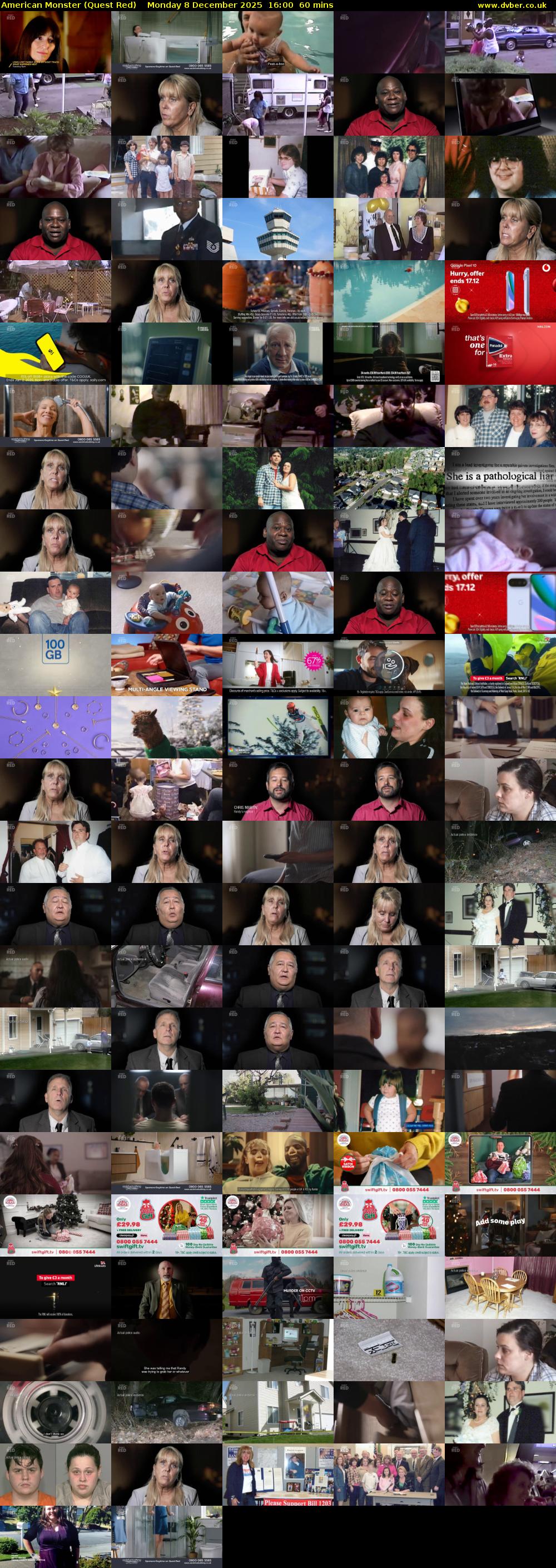 American Monster (Quest Red) Monday 8 December 2025 16:00 - 17:00