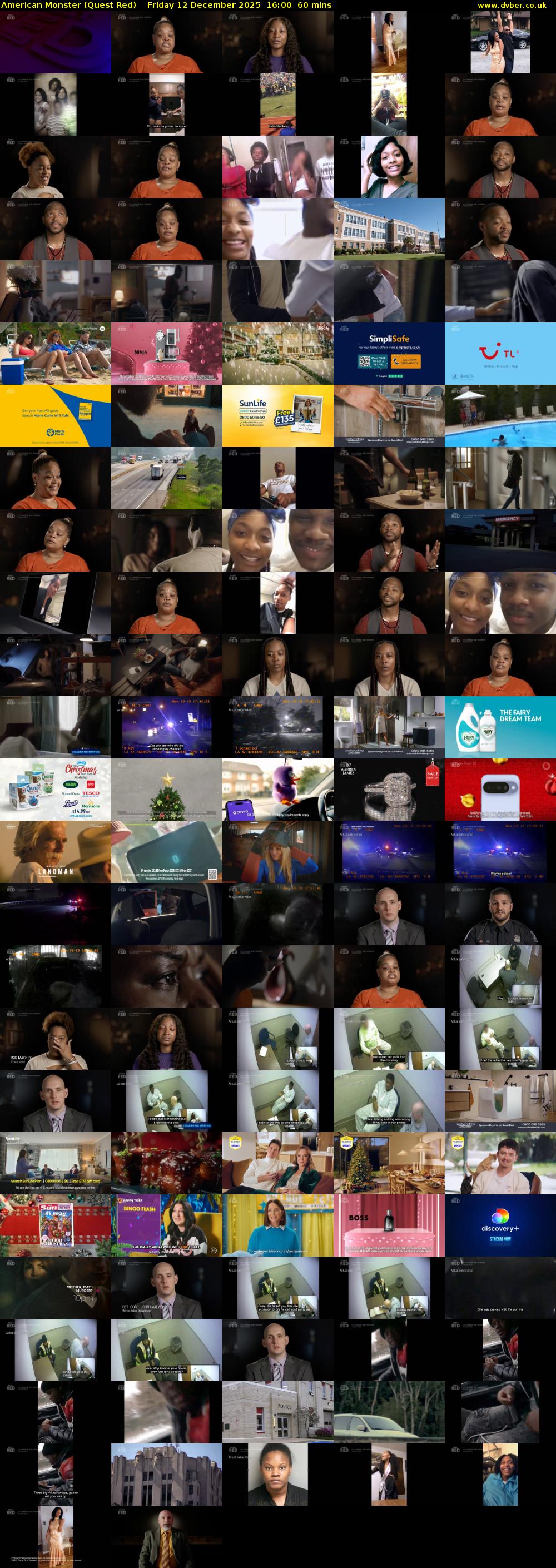 American Monster (Quest Red) Friday 12 December 2025 16:00 - 17:00