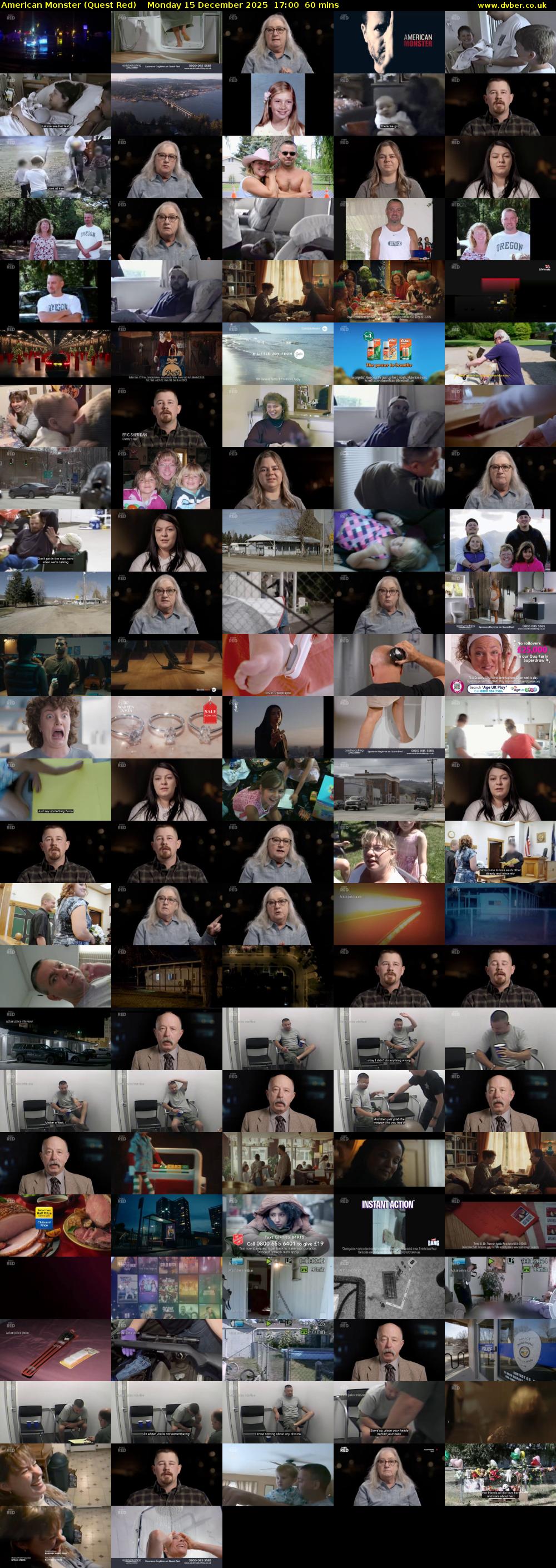 American Monster (Quest Red) Monday 15 December 2025 17:00 - 18:00
