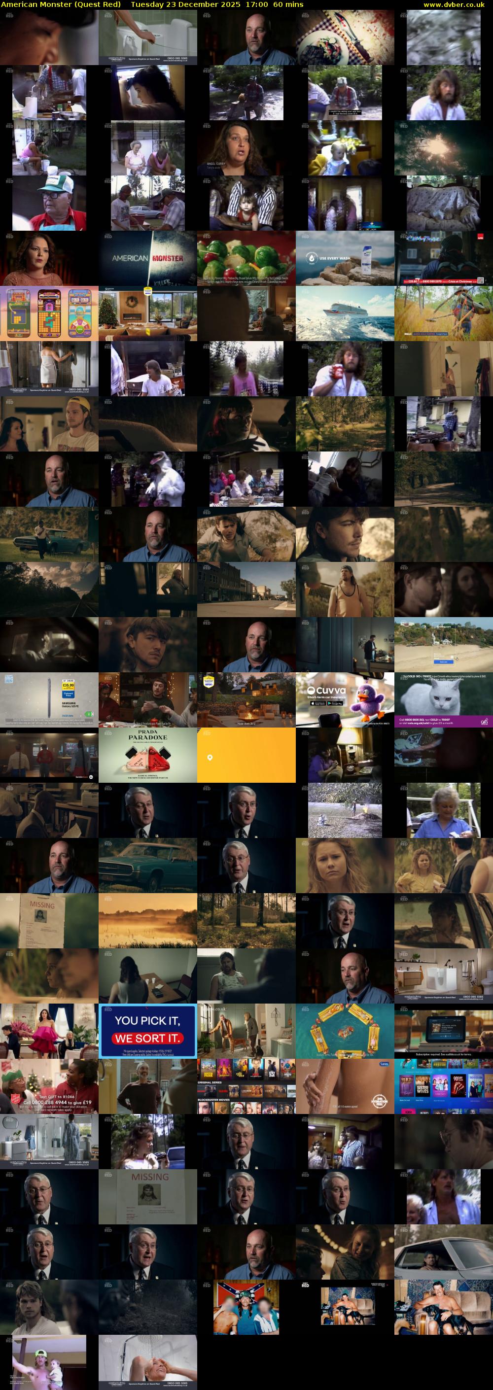 American Monster (Quest Red) Tuesday 23 December 2025 17:00 - 18:00