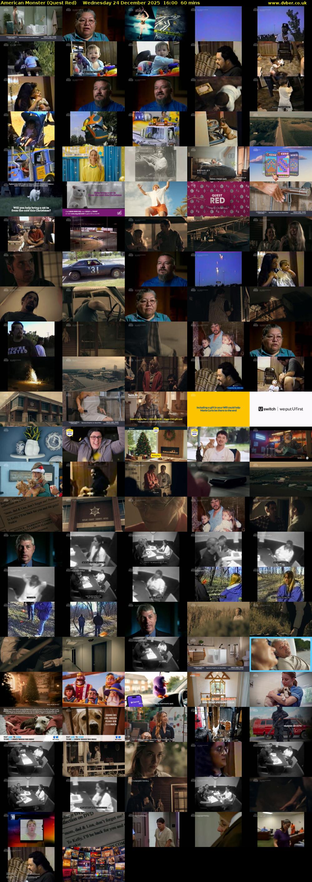 American Monster (Quest Red) Wednesday 24 December 2025 16:00 - 17:00