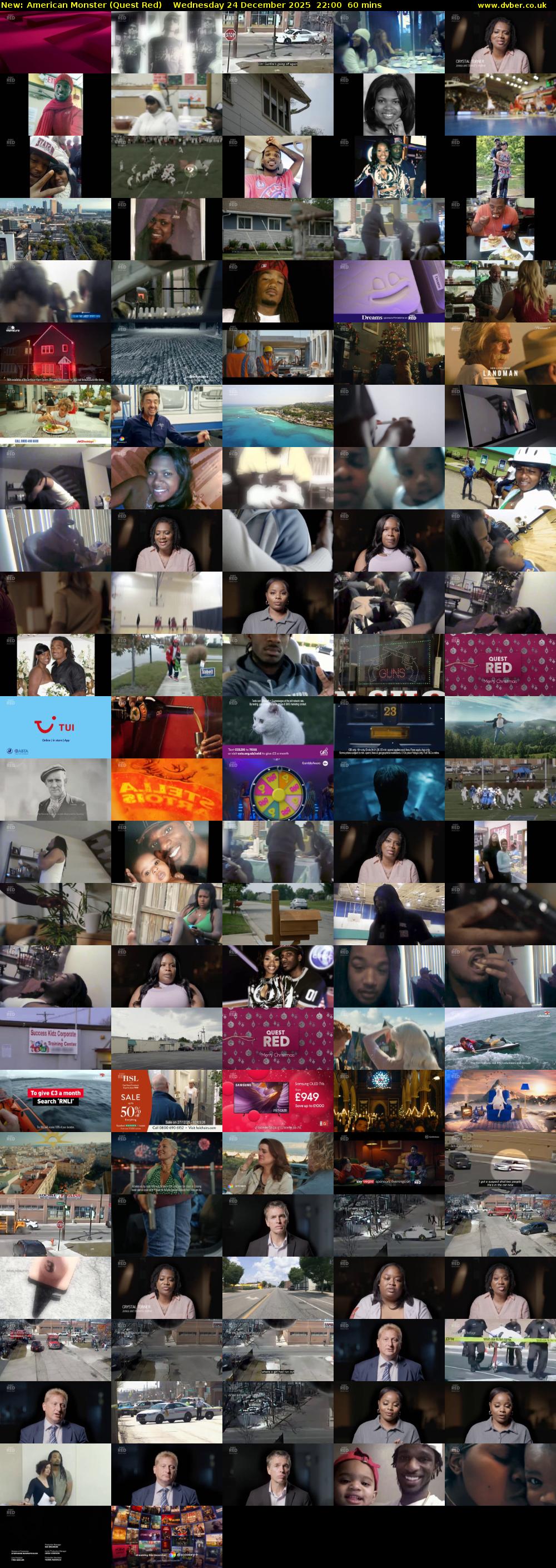 American Monster (Quest Red) Wednesday 24 December 2025 22:00 - 23:00