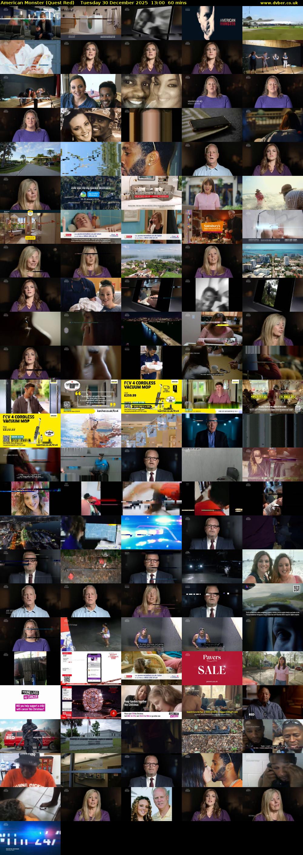 American Monster (Quest Red) Tuesday 30 December 2025 13:00 - 14:00