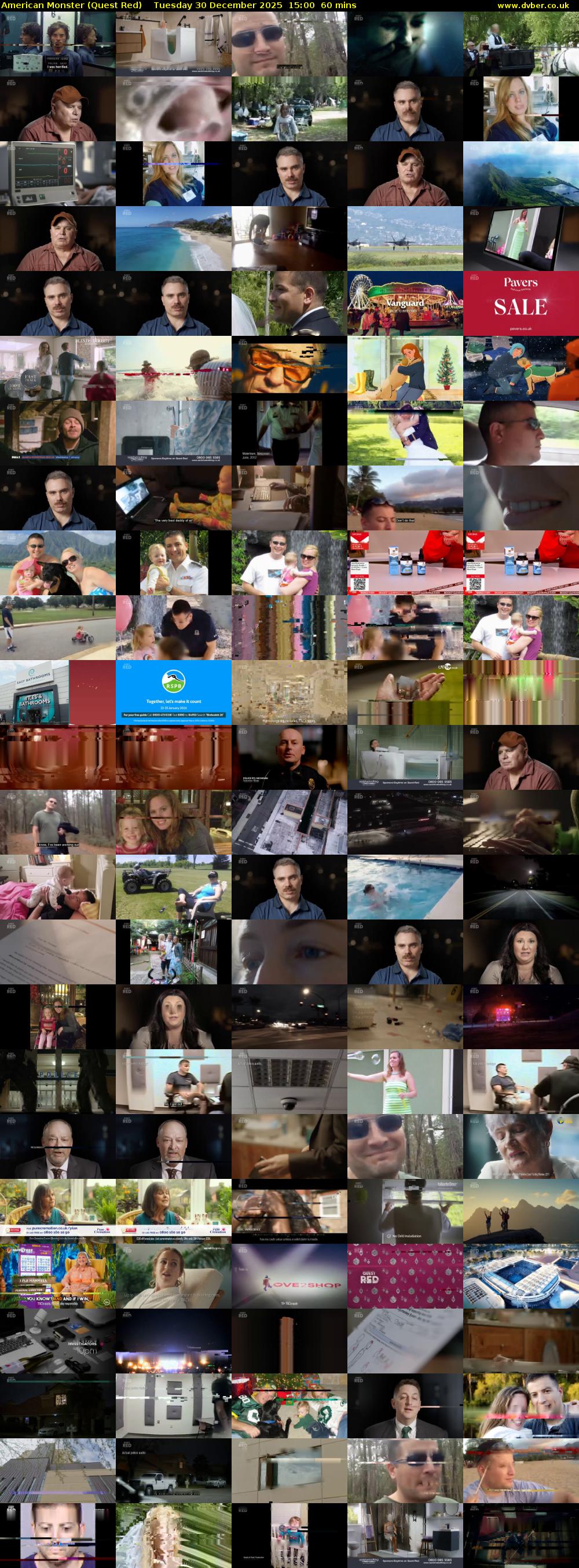 American Monster (Quest Red) Tuesday 30 December 2025 15:00 - 16:00