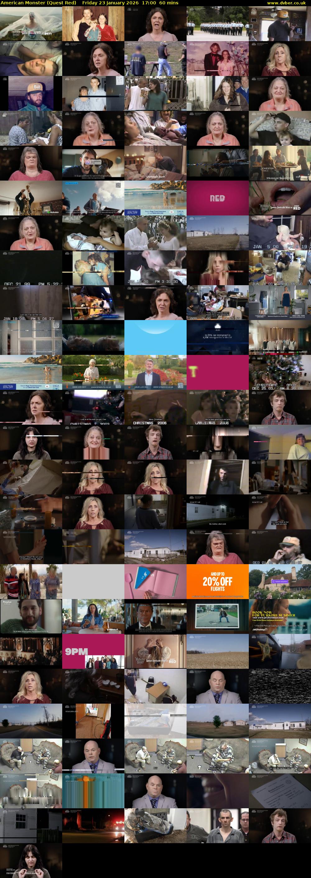 American Monster (Quest Red) Friday 23 January 2026 17:00 - 18:00