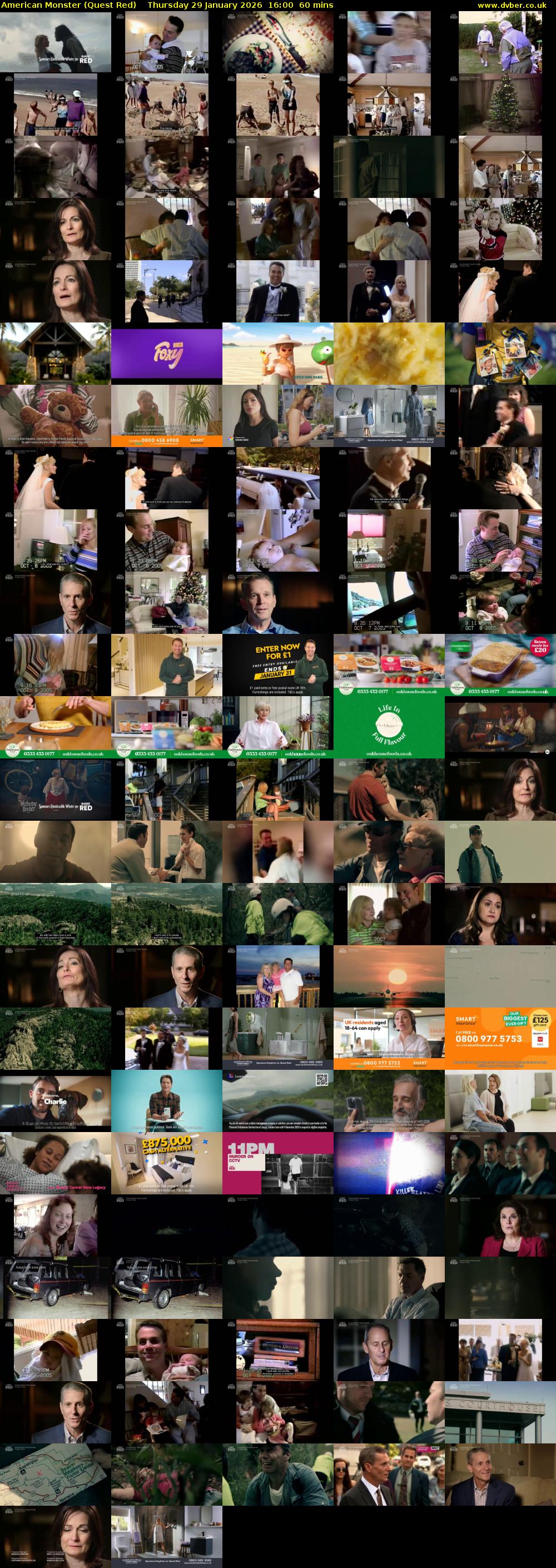 American Monster (Quest Red) Thursday 29 January 2026 16:00 - 17:00