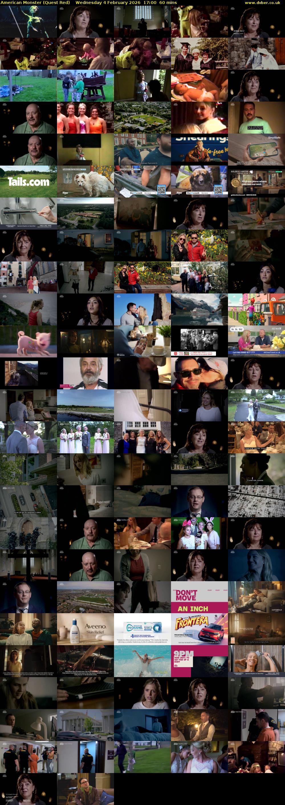 American Monster (Quest Red) Wednesday 4 February 2026 17:00 - 18:00