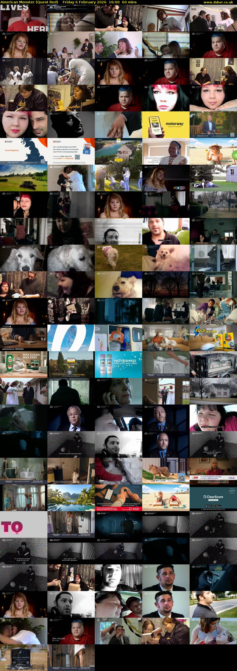 American Monster (Quest Red) Friday 6 February 2026 16:00 - 17:00