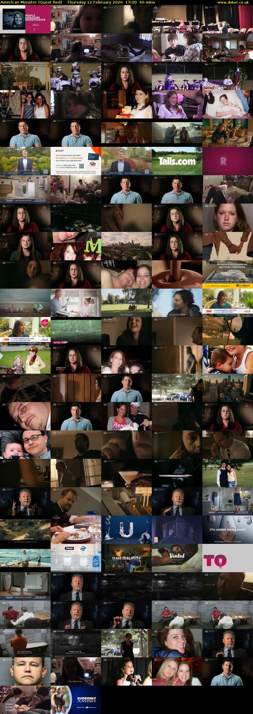 American Monster (Quest Red) Thursday 12 February 2026 17:00 - 18:00