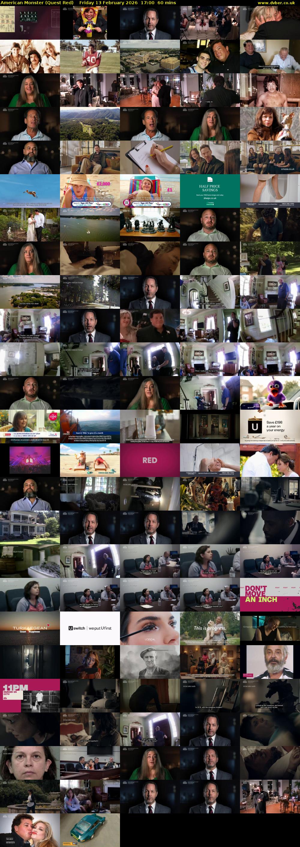 American Monster (Quest Red) Friday 13 February 2026 17:00 - 18:00