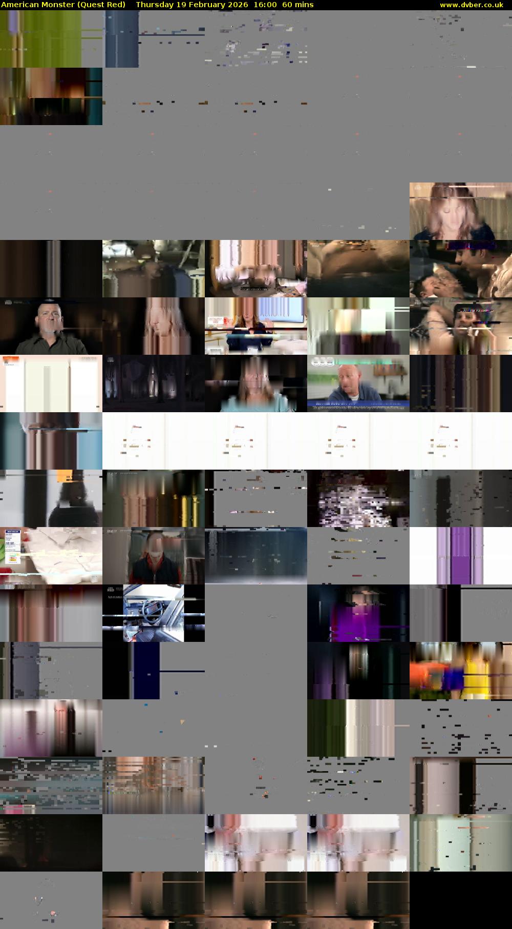 American Monster (Quest Red) Thursday 19 February 2026 16:00 - 17:00