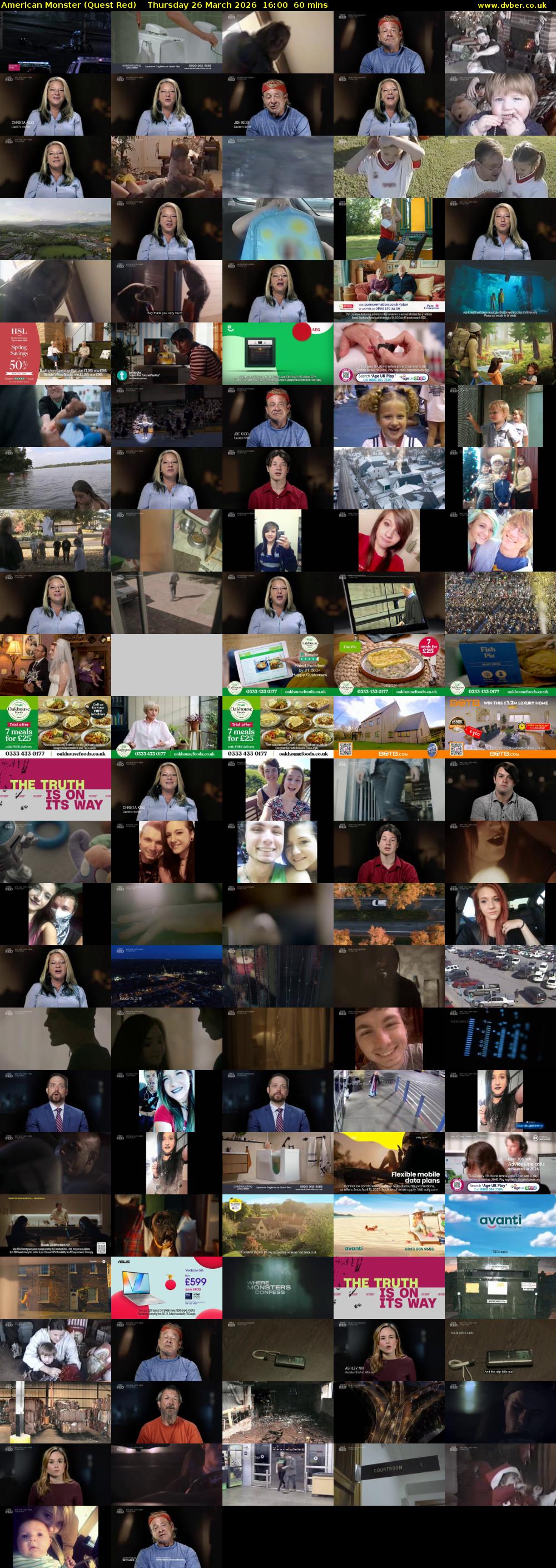 American Monster (Quest Red) Thursday 26 March 2026 16:00 - 17:00