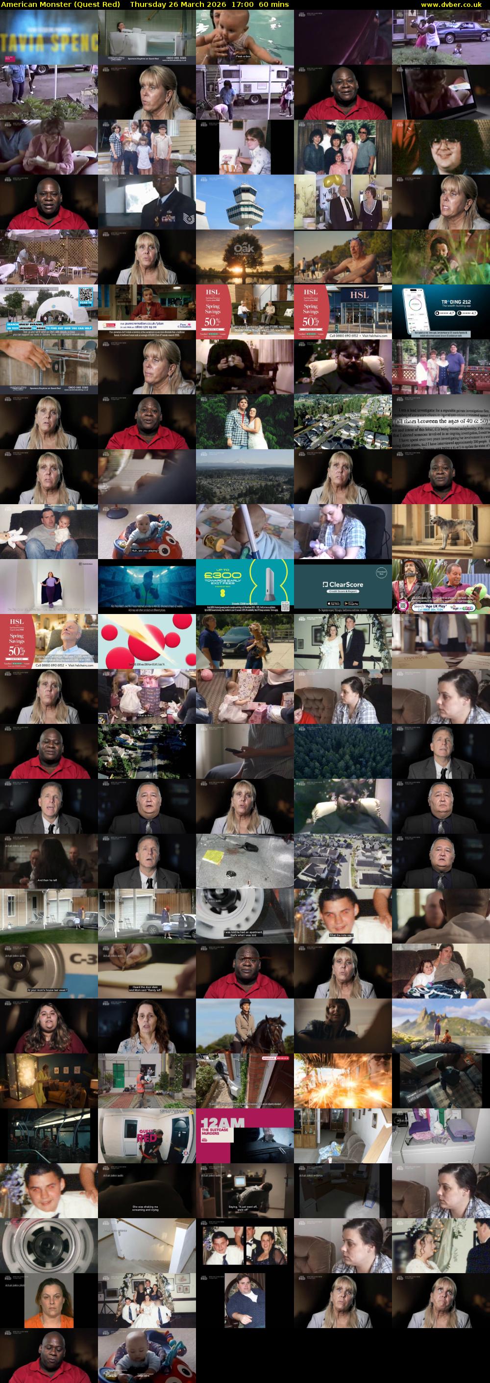 American Monster (Quest Red) Thursday 26 March 2026 17:00 - 18:00