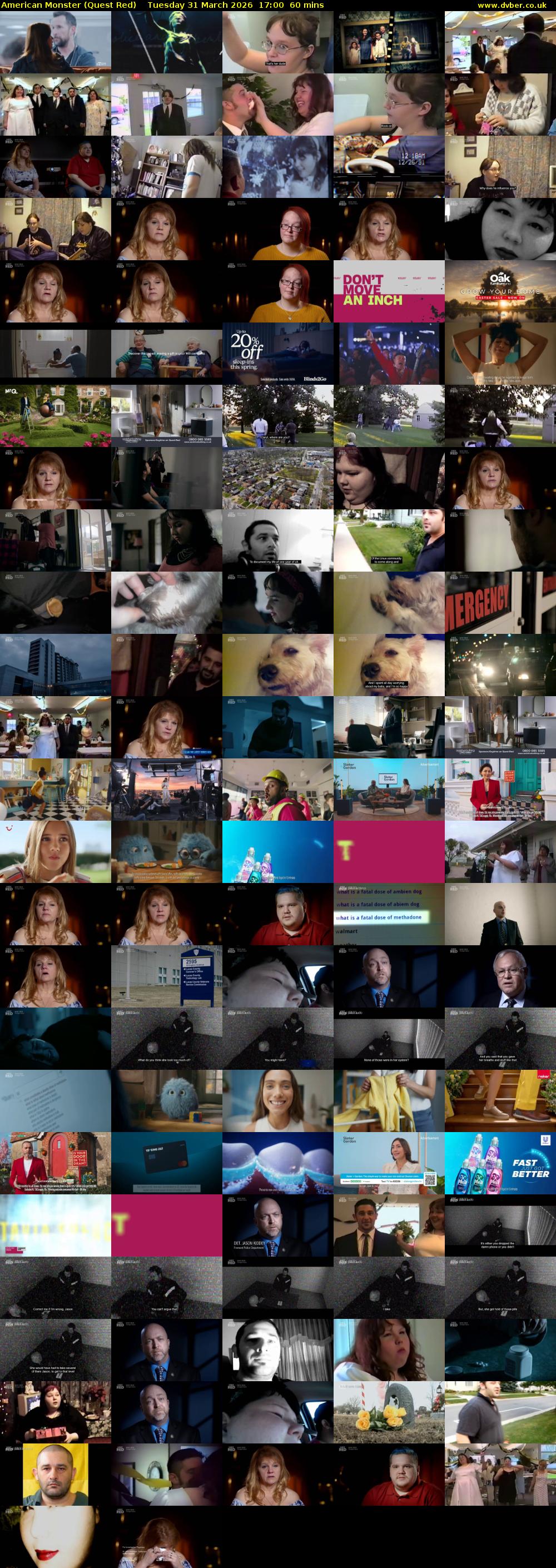 American Monster (Quest Red) Tuesday 31 March 2026 17:00 - 18:00