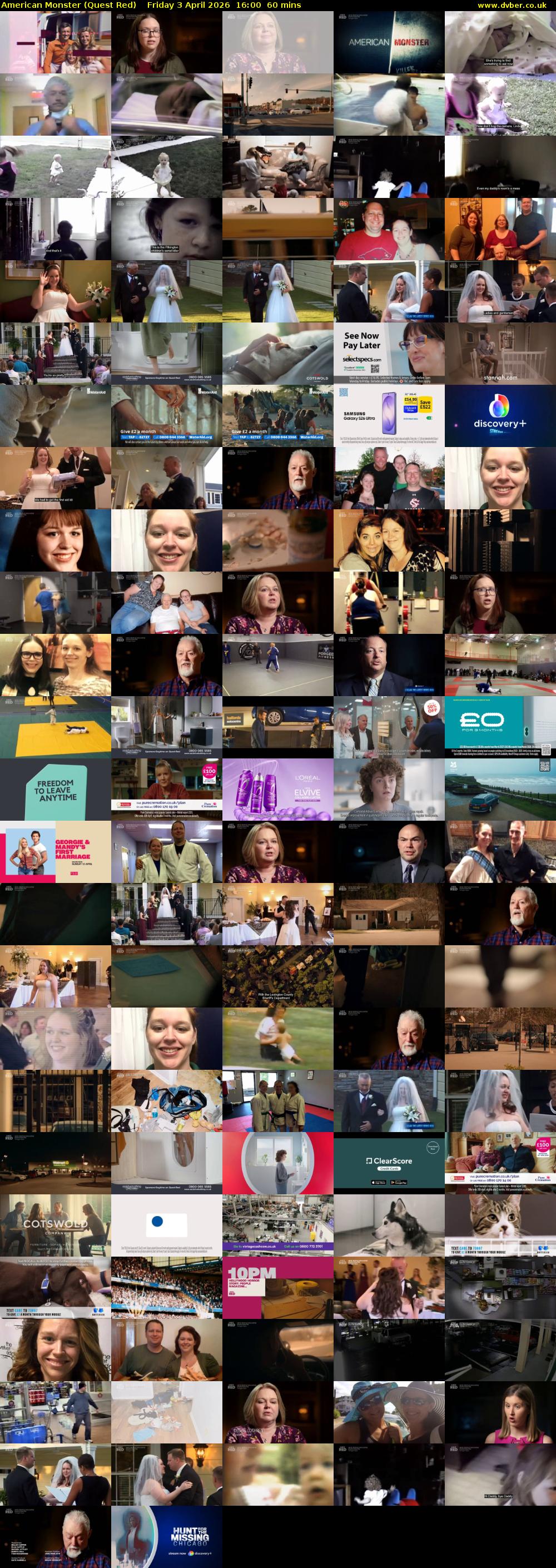 American Monster (Quest Red) Friday 3 April 2026 16:00 - 17:00