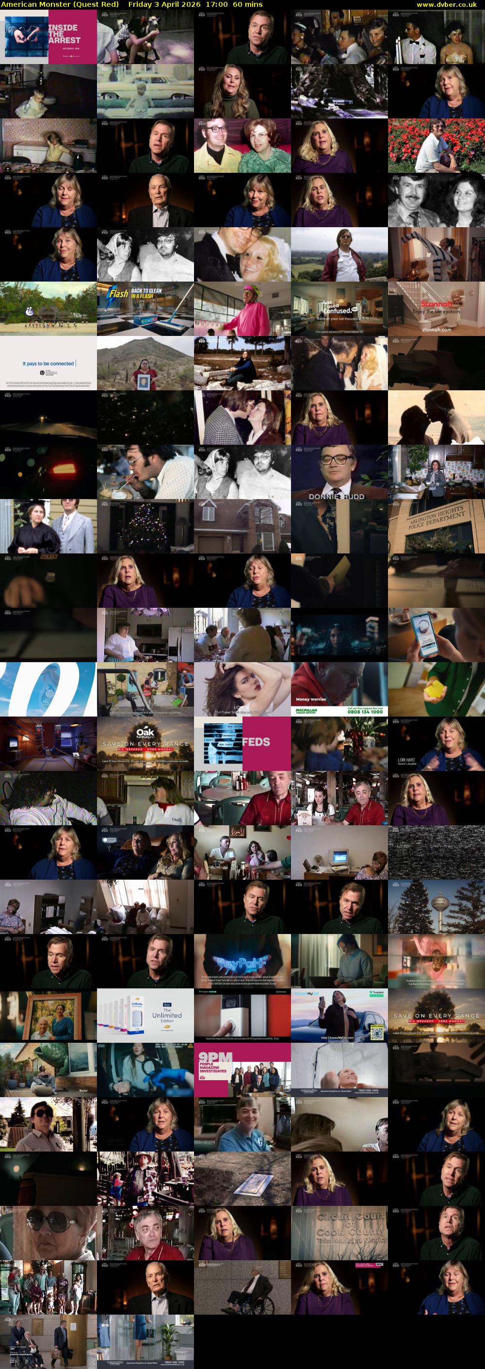 American Monster (Quest Red) Friday 3 April 2026 17:00 - 18:00