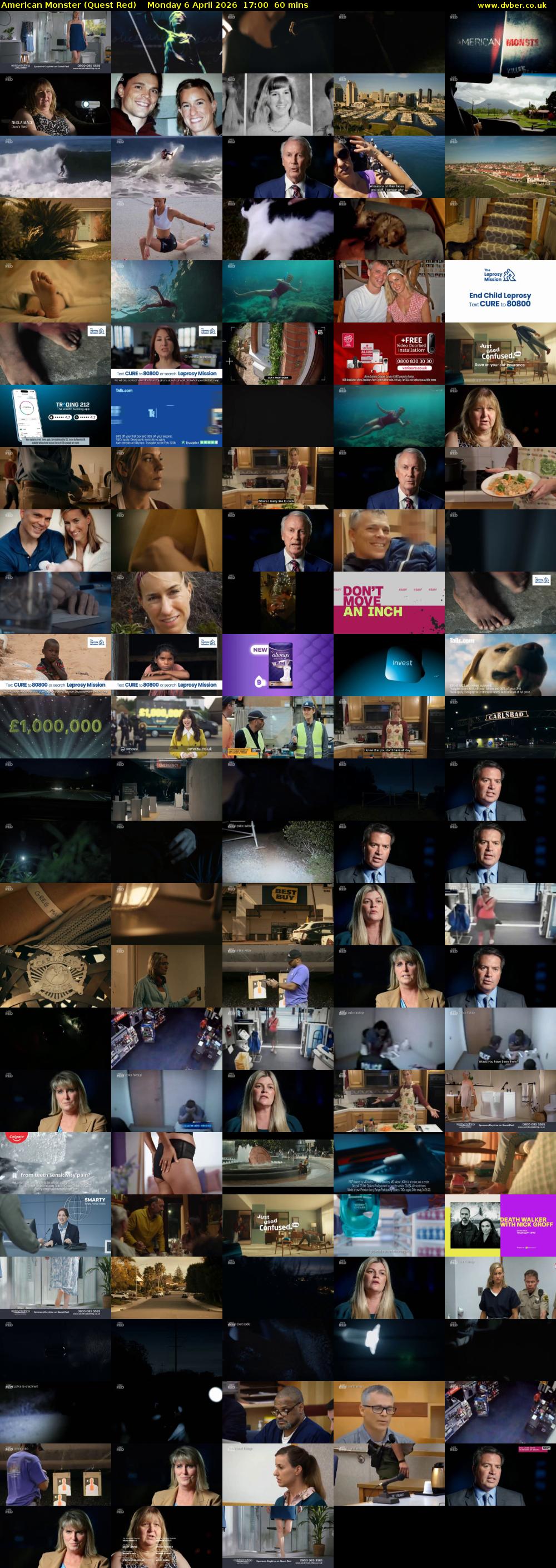 American Monster (Quest Red) Monday 6 April 2026 17:00 - 18:00