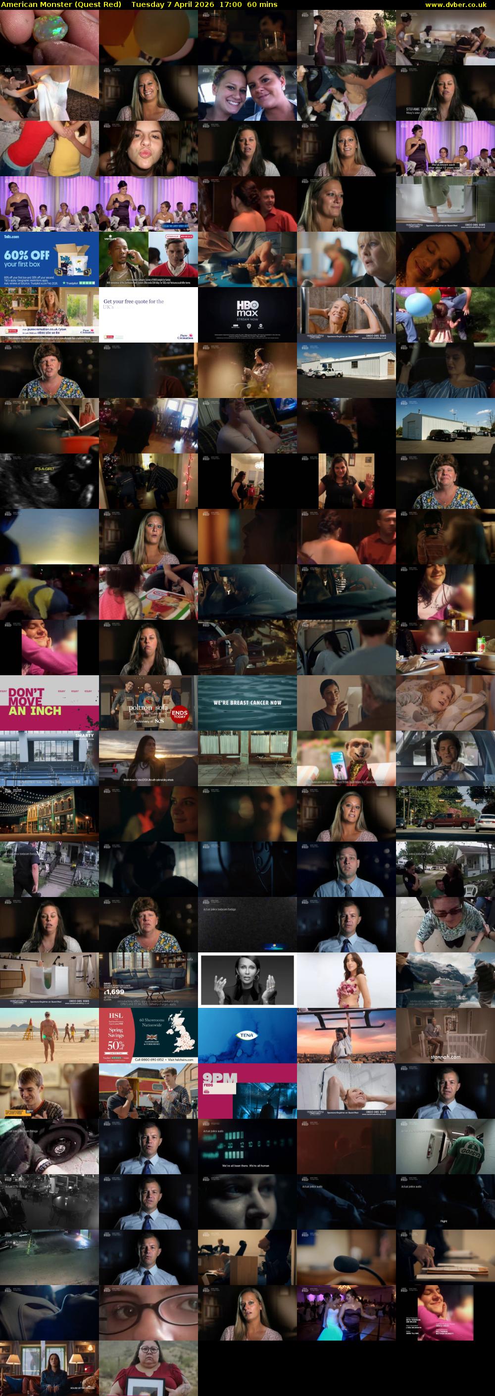 American Monster (Quest Red) Tuesday 7 April 2026 17:00 - 18:00