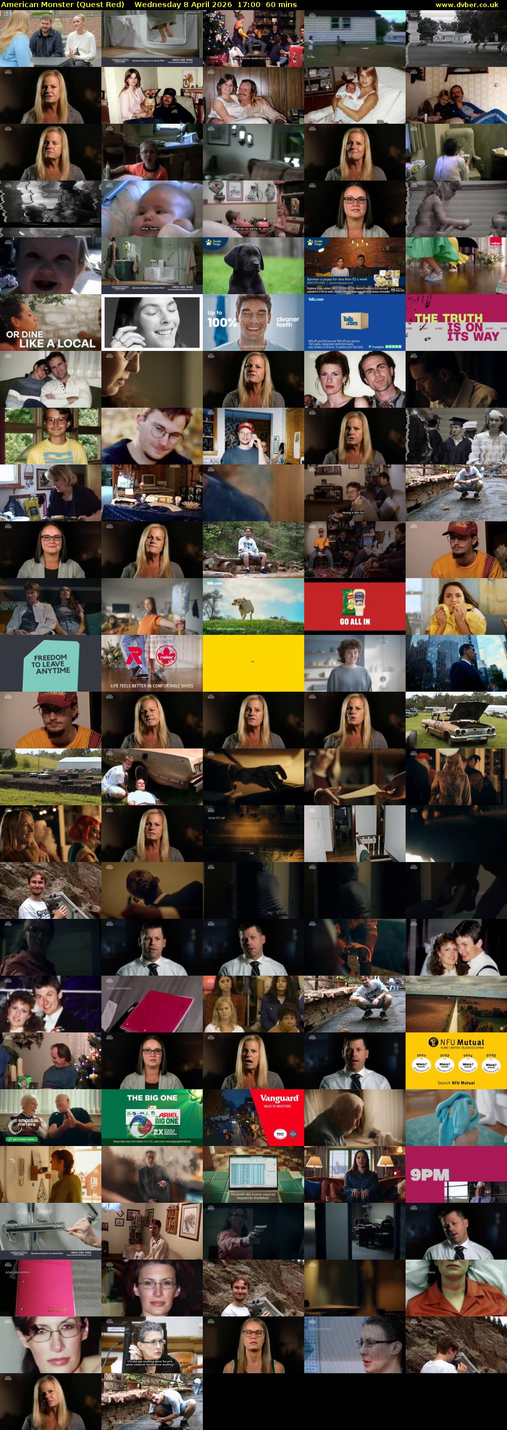 American Monster (Quest Red) Wednesday 8 April 2026 17:00 - 18:00