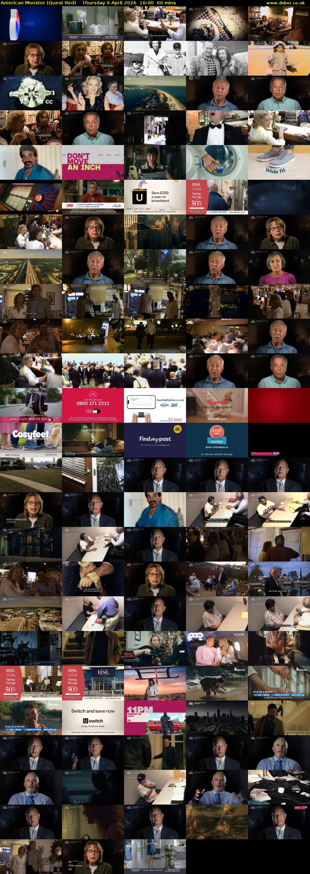 American Monster (Quest Red) Thursday 9 April 2026 16:00 - 17:00