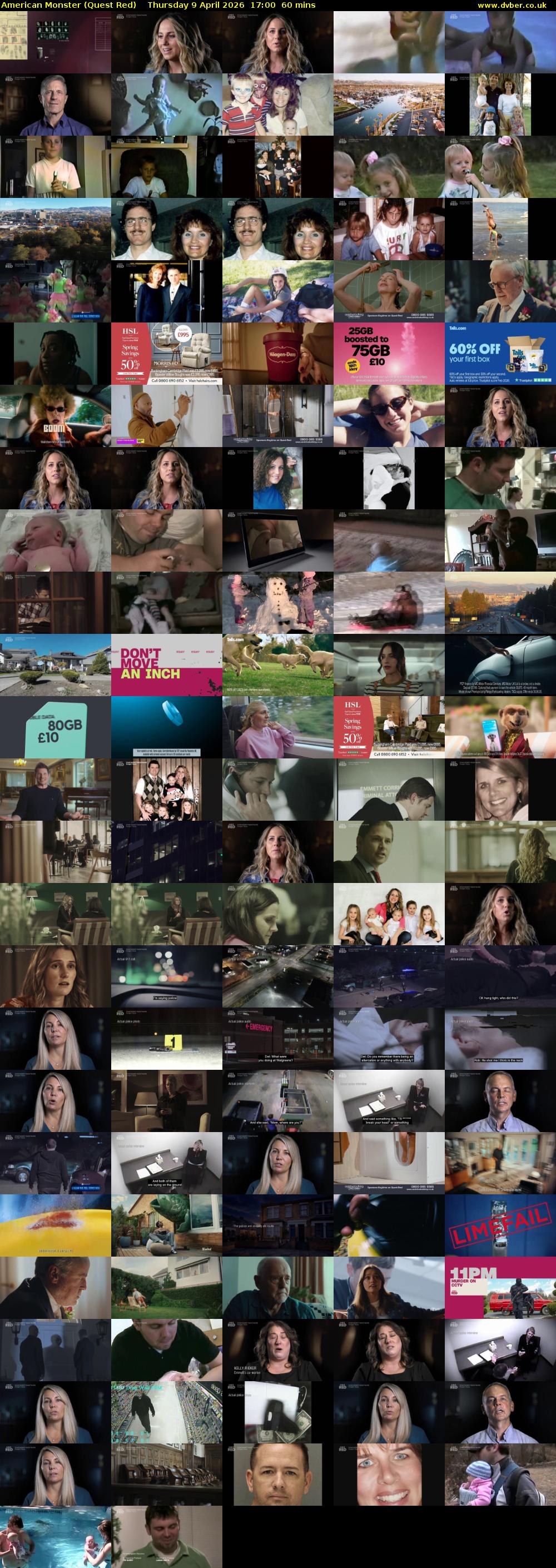 American Monster (Quest Red) Thursday 9 April 2026 17:00 - 18:00