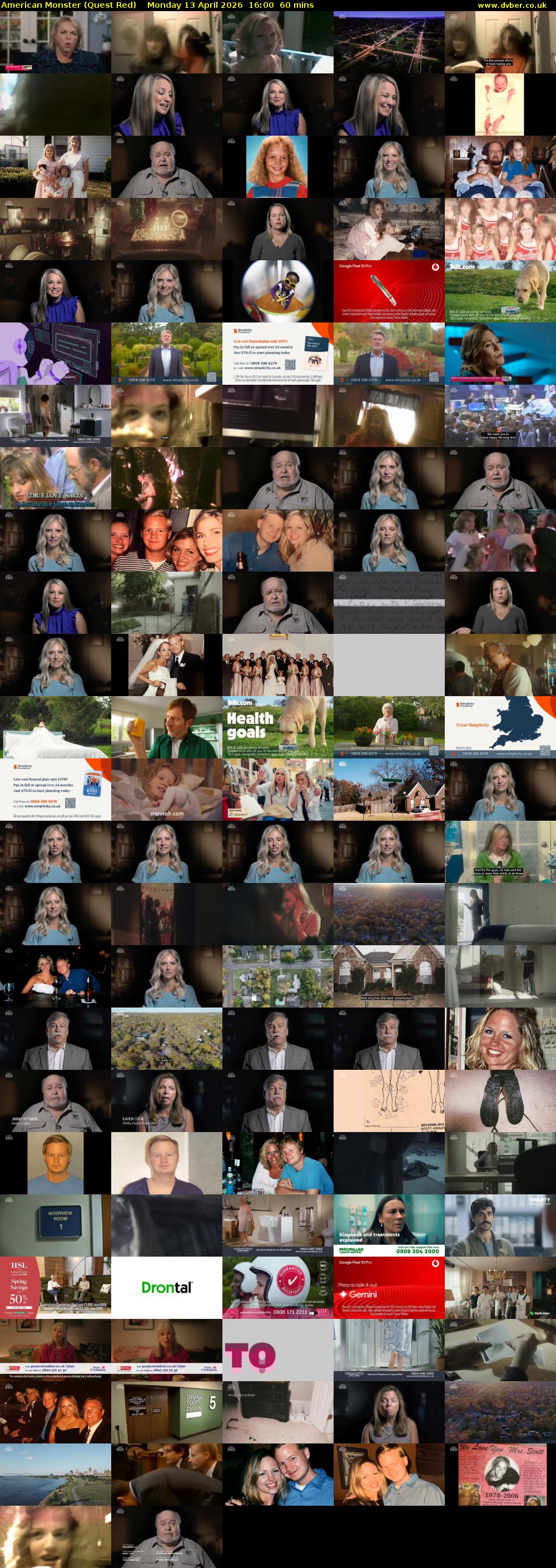 American Monster (Quest Red) Monday 13 April 2026 16:00 - 17:00