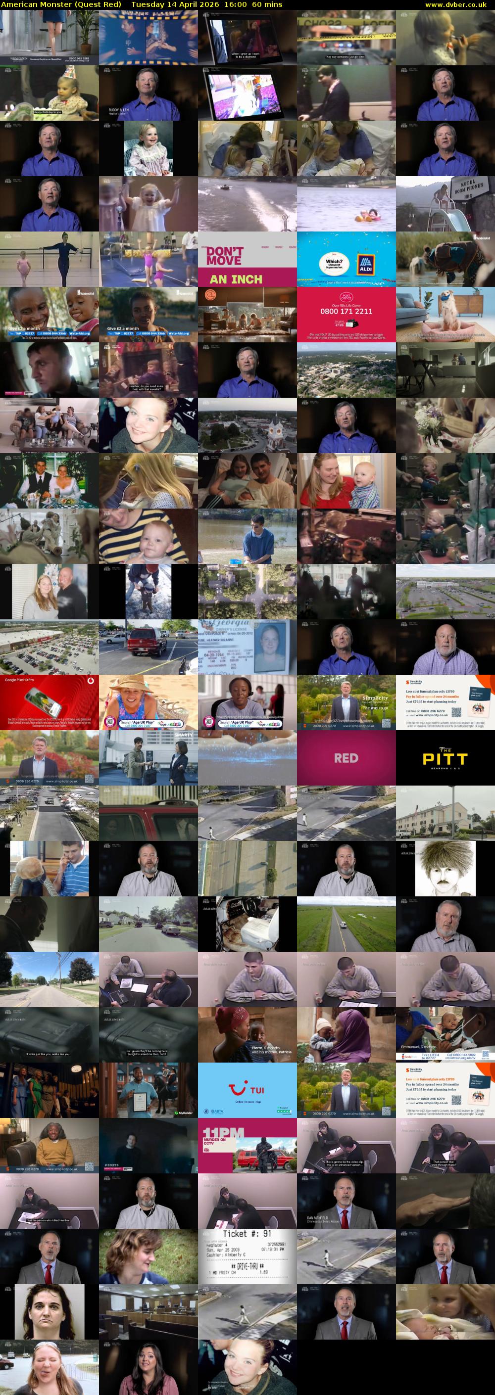 American Monster (Quest Red) Tuesday 14 April 2026 16:00 - 17:00