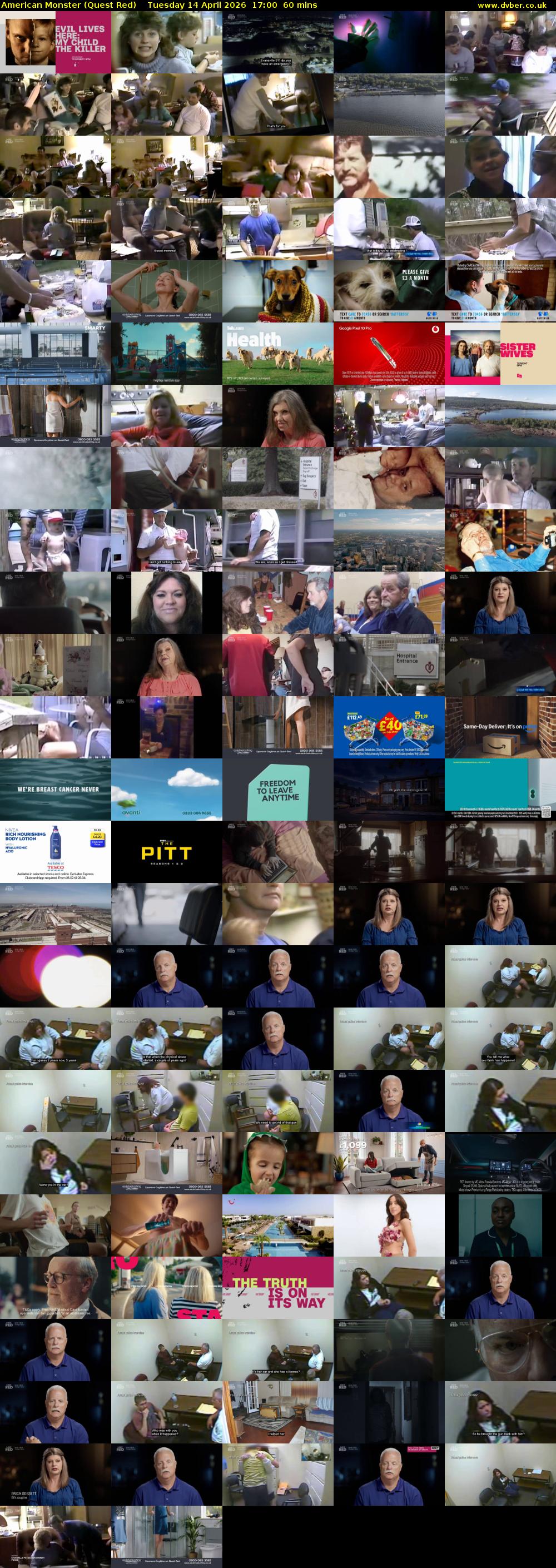 American Monster (Quest Red) Tuesday 14 April 2026 17:00 - 18:00