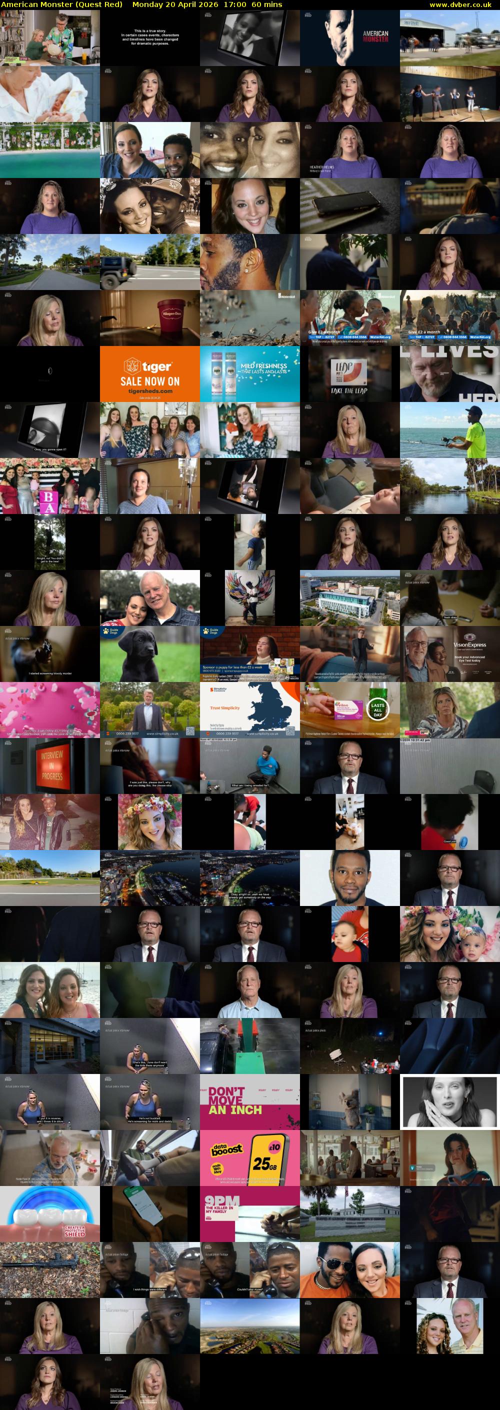 American Monster (Quest Red) Monday 20 April 2026 17:00 - 18:00