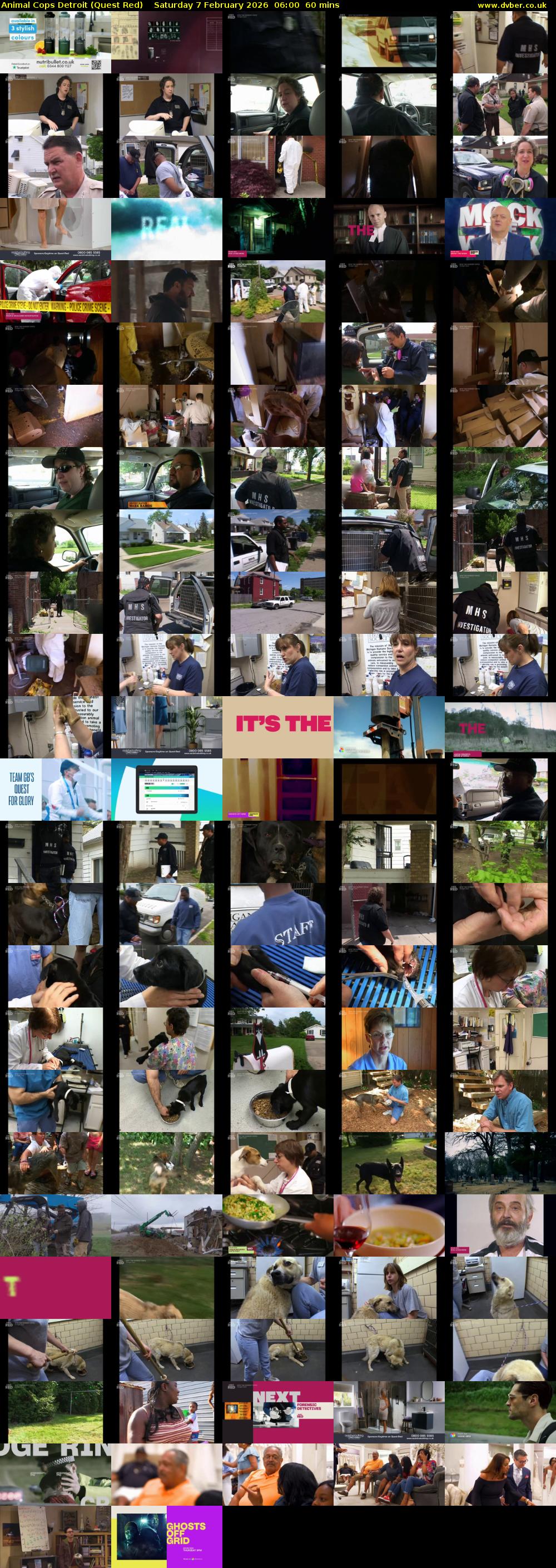 Animal Cops Detroit (Quest Red) Saturday 7 February 2026 06:00 - 07:00