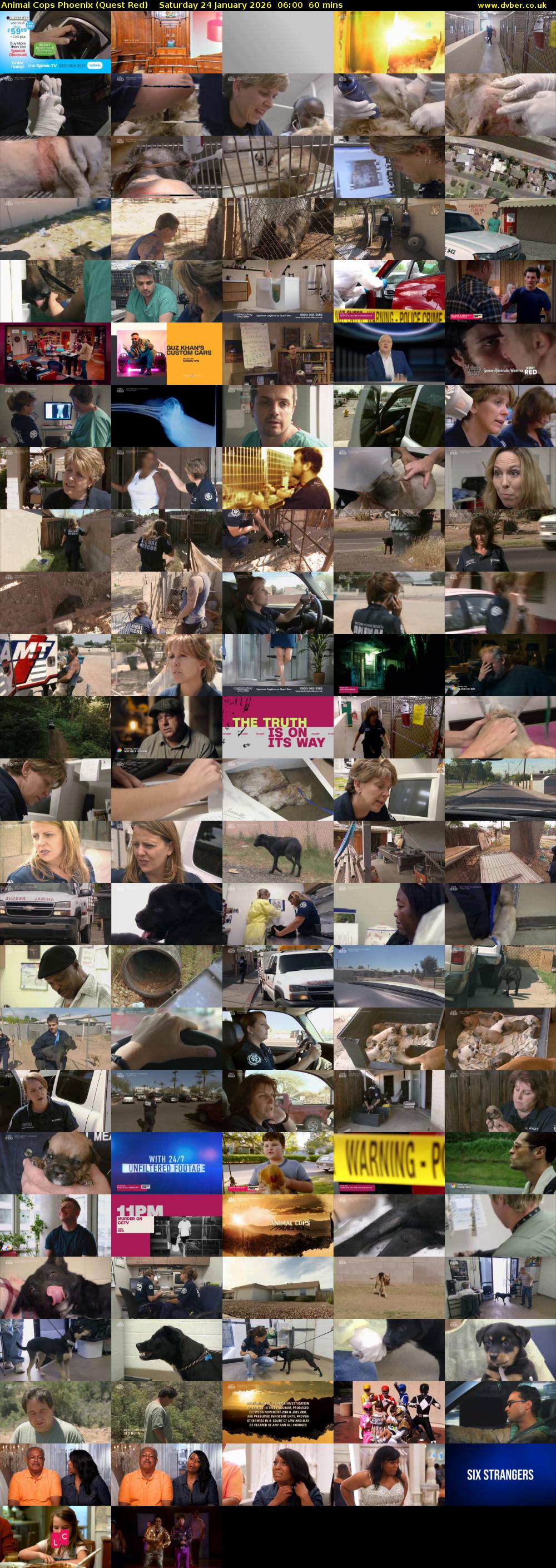 Animal Cops Phoenix (Quest Red) Saturday 24 January 2026 06:00 - 07:00