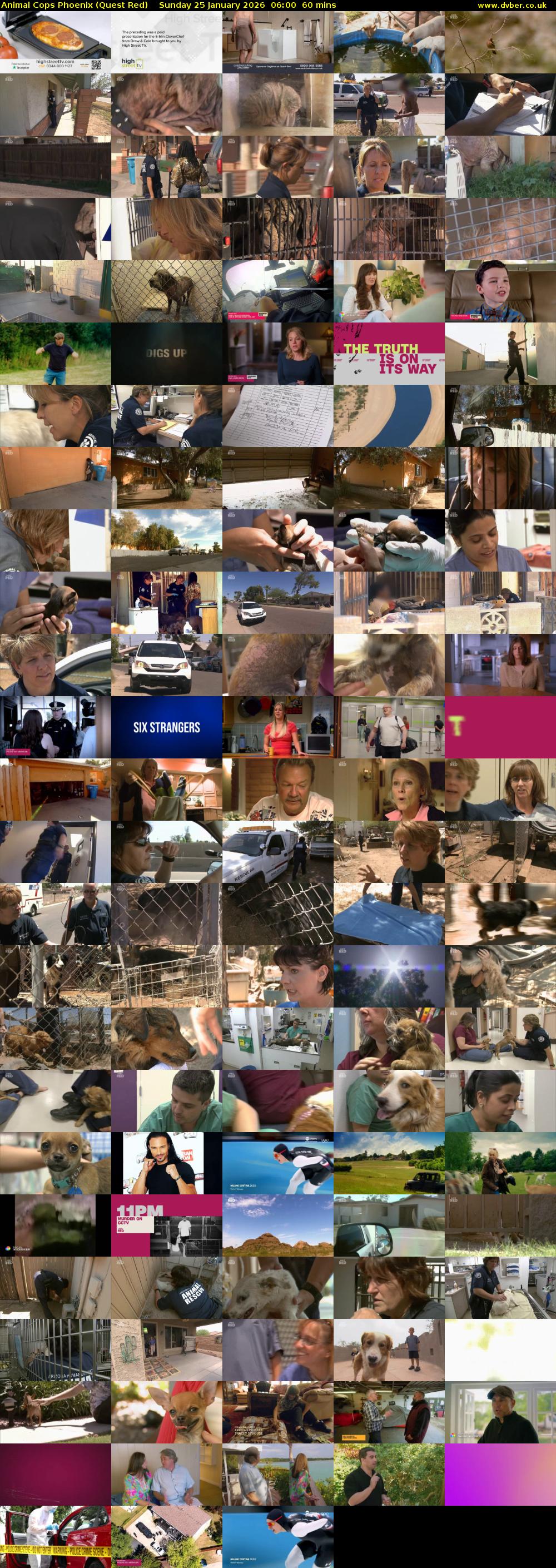 Animal Cops Phoenix (Quest Red) Sunday 25 January 2026 06:00 - 07:00