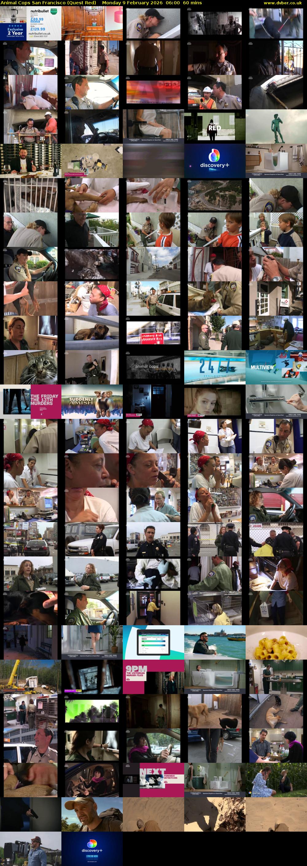 Animal Cops San Francisco (Quest Red) Monday 9 February 2026 06:00 - 07:00