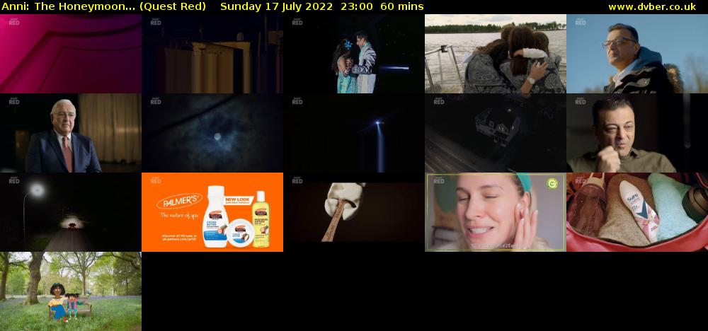 Anni: The Honeymoon... (Quest Red) Sunday 17 July 2022 23:00 - 00:00