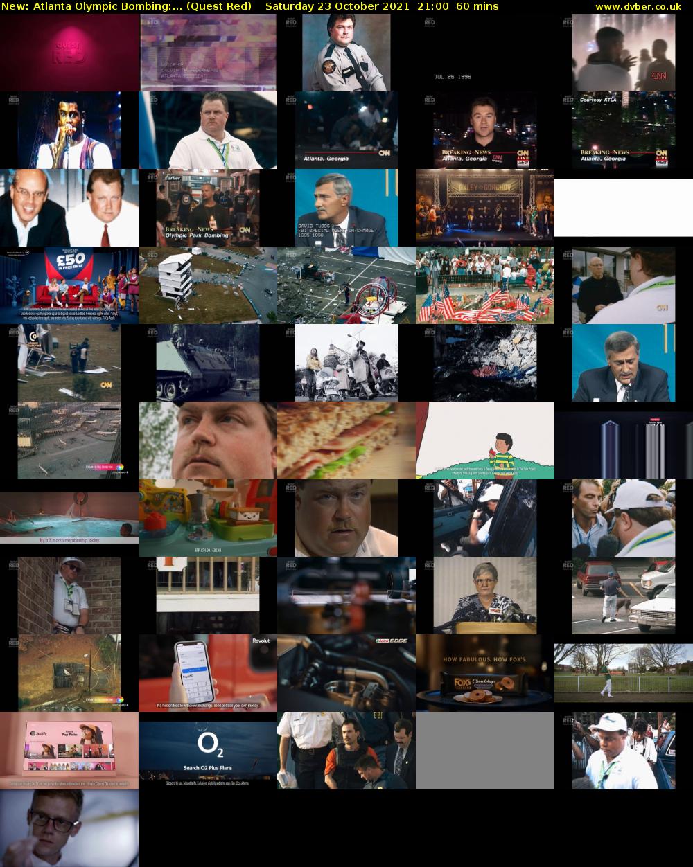 Atlanta Olympic Bombing:... (Quest Red) Saturday 23 October 2021 21:00 - 22:00