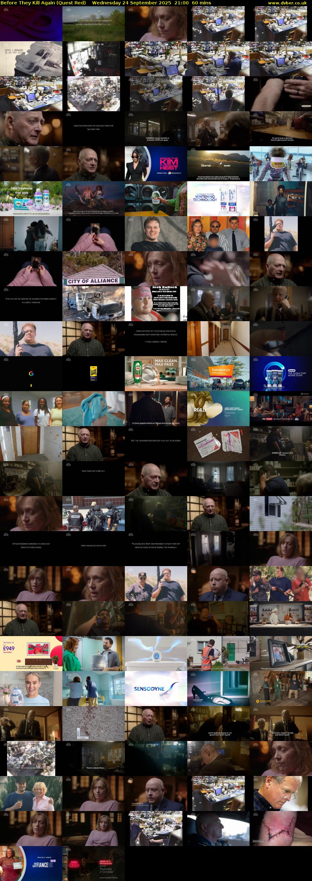 Before They Kill Again (Quest Red) Wednesday 24 September 2025 21:00 - 22:00