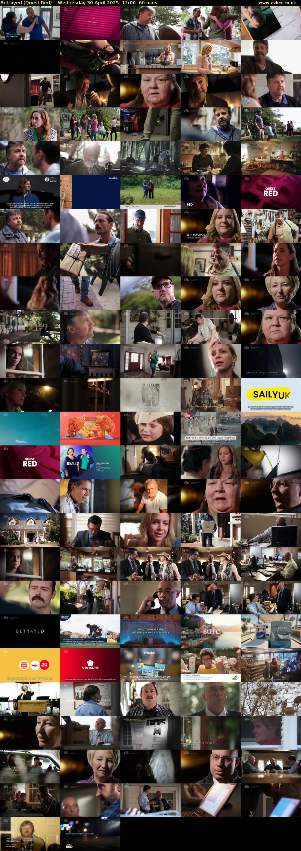 Betrayed (Quest Red) Wednesday 30 April 2025 12:00 - 13:00
