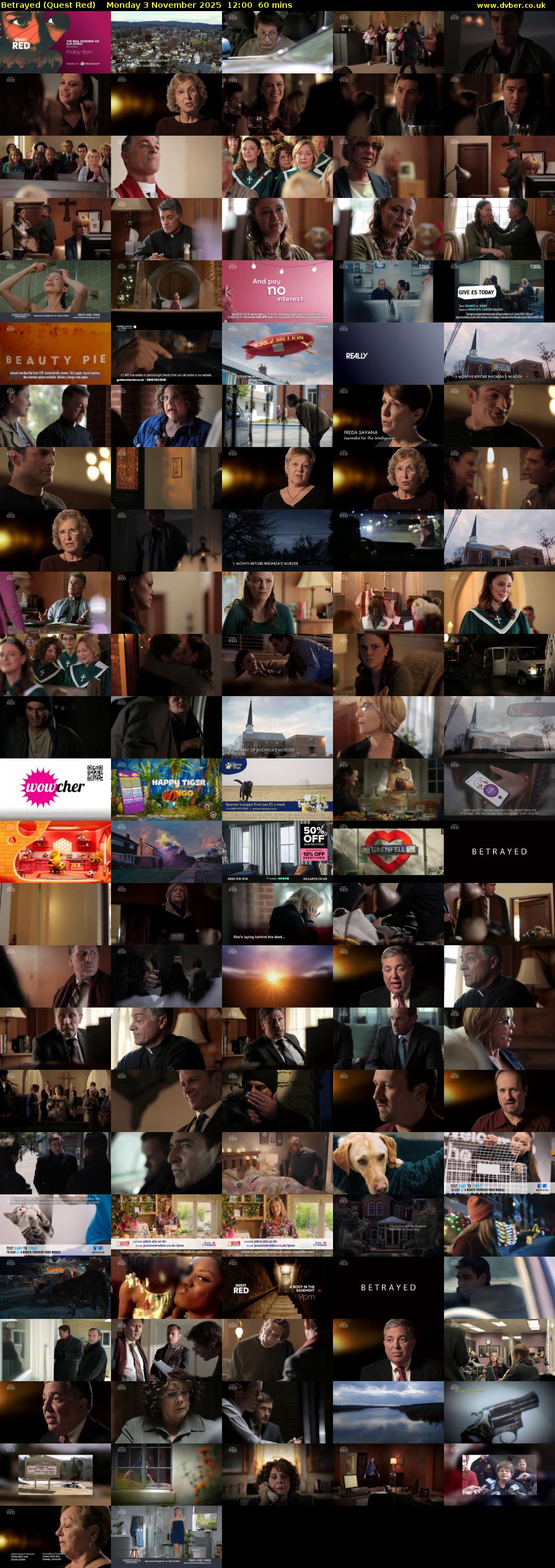 Betrayed (Quest Red) Monday 3 November 2025 12:00 - 13:00