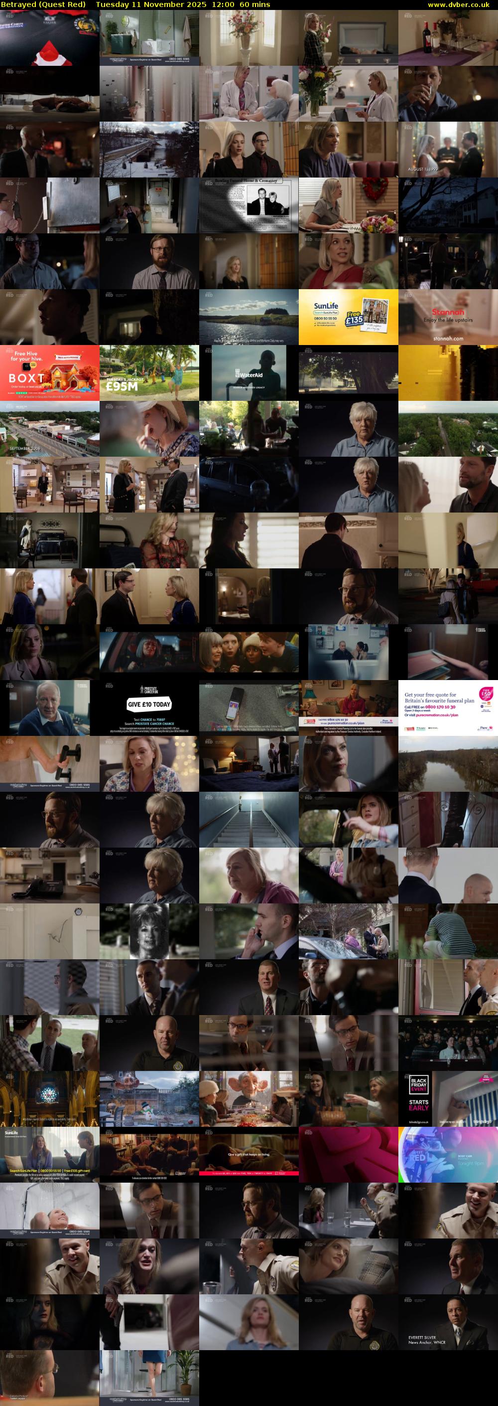 Betrayed (Quest Red) Tuesday 11 November 2025 12:00 - 13:00