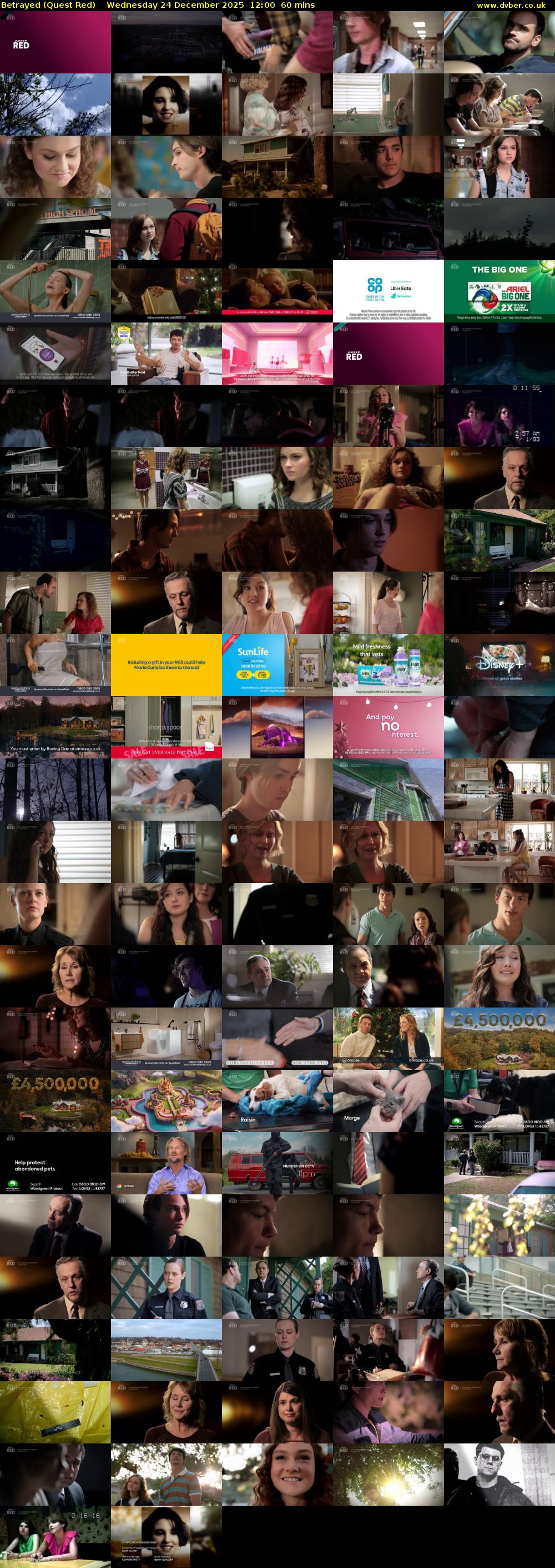 Betrayed (Quest Red) Wednesday 24 December 2025 12:00 - 13:00