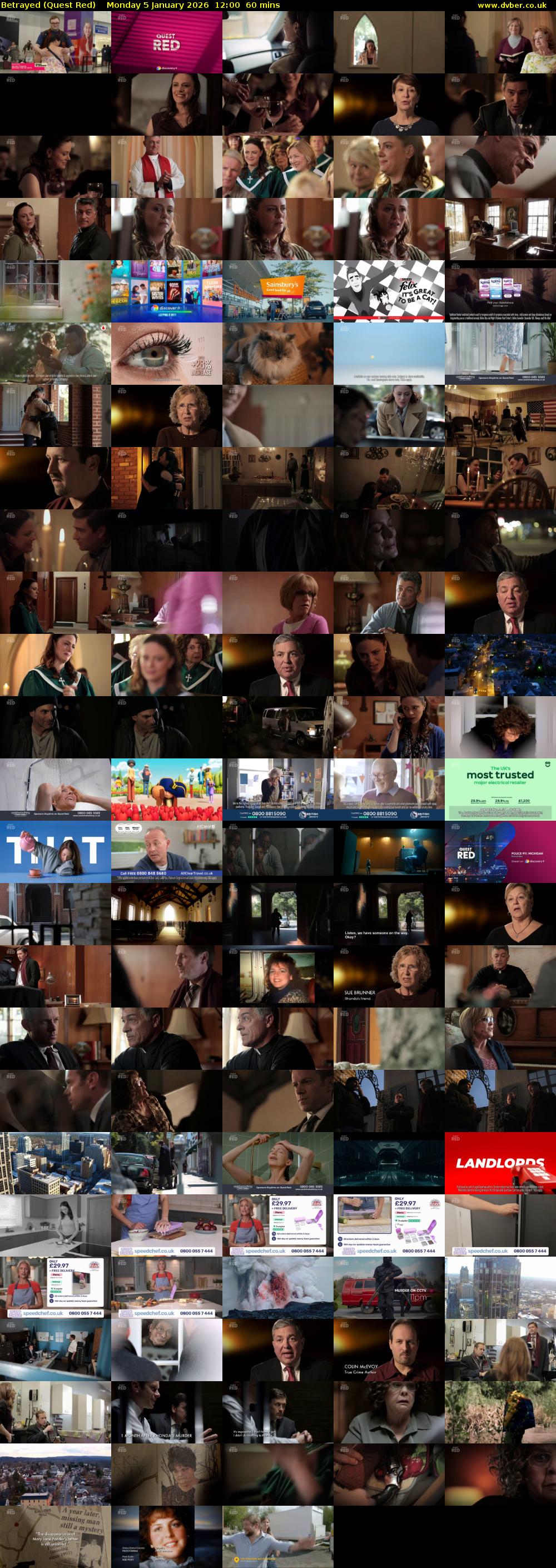 Betrayed (Quest Red) Monday 5 January 2026 12:00 - 13:00